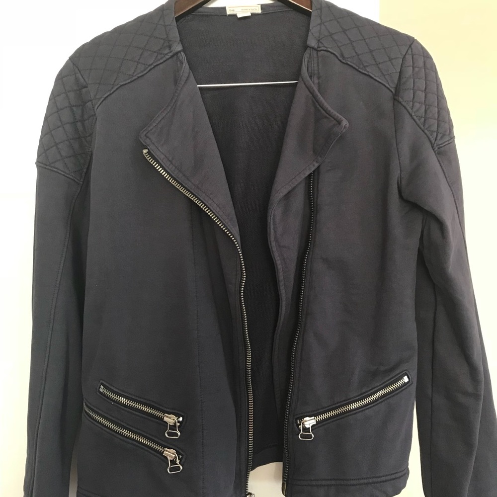 NWOT GAP Blue Jacket with Silver Detail